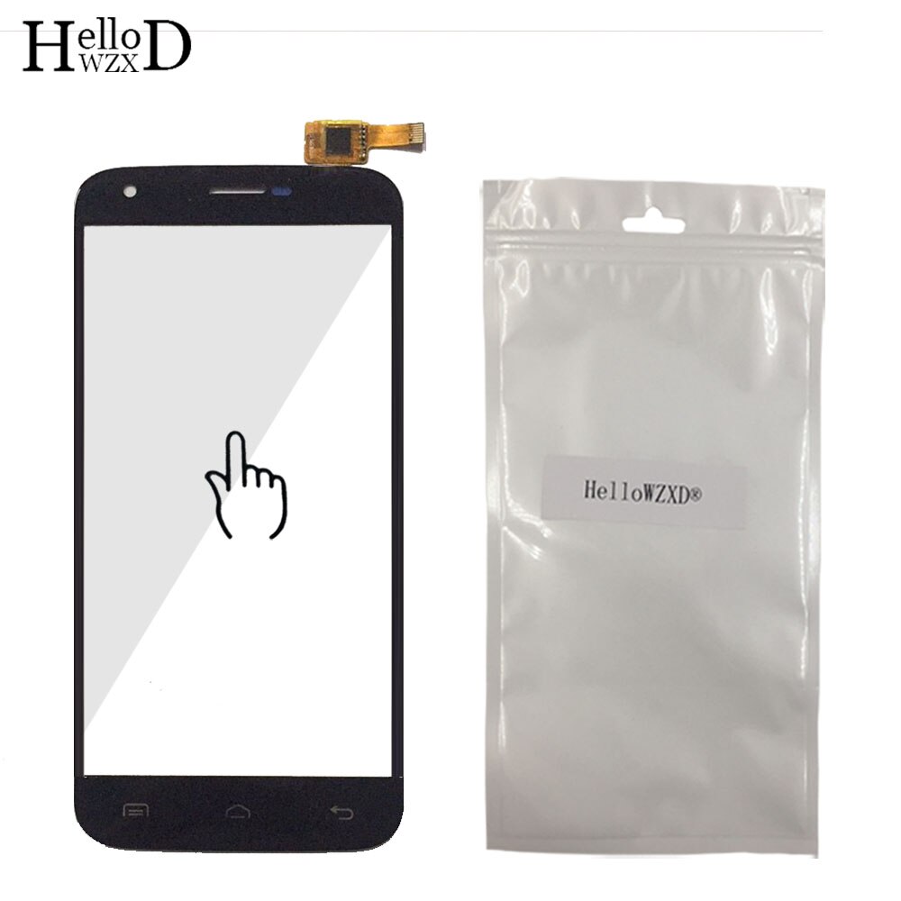 5.0 "vidro da tela de toque para doogee valencia 2 y100 pro doogee y100 pro tela toque digitador vidro do painel lente sensor adesivo