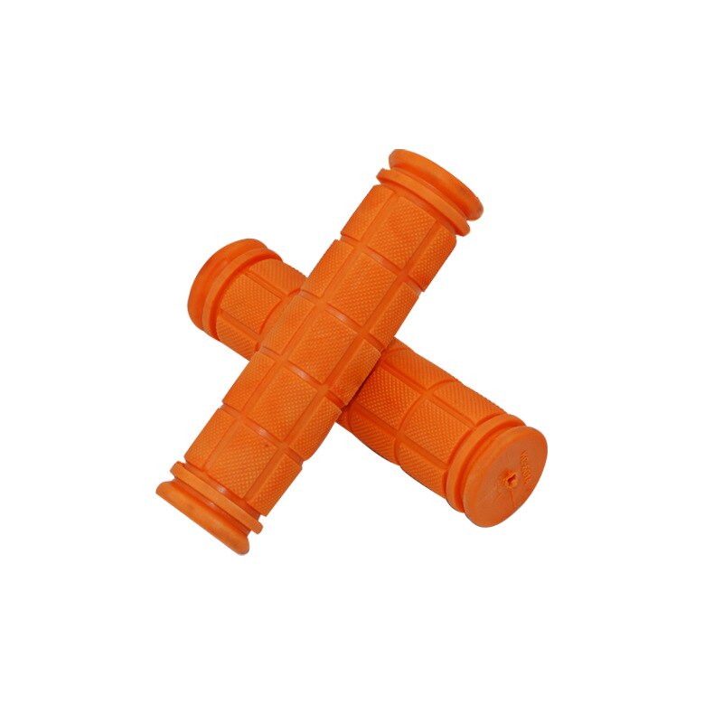 Rubber Bike Handlebar Grips Cover BMX MTB Mountain Bicycle Handles Anti-skid Bicycles Bar Grips Fixed Gear Bicycle Parts Instock: Yellow