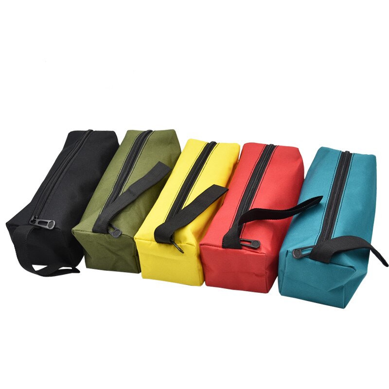 600D Oxford Canvas Waterproof Hand Tool Bag for Screws Nails Metal Car Parts Storage Fishing Travel Makeup Organizer Pouch Bags