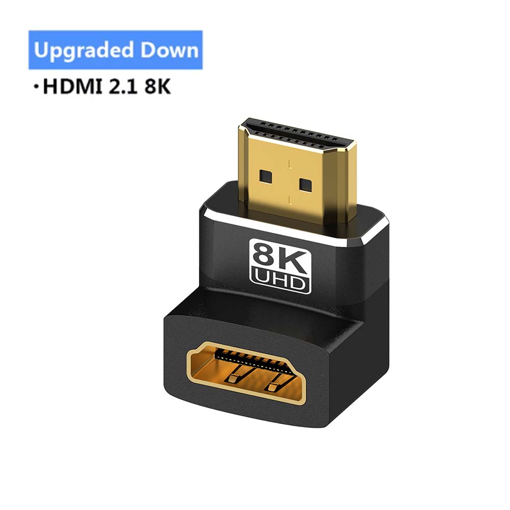 HDMI-koppeling 8K, HDMI 2.1 vrouw-vrouw connector HDMI-verlengadapter, ondersteuning 8K bij 60 Hz / 4K bij 120 Hz 120UHD, 3D, HDR: Rood