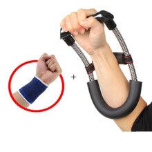 Justerbar underarm handledsövningar krafttränare kraftförstärkare grepp fitness självfri handgrepp armtränare med handske
