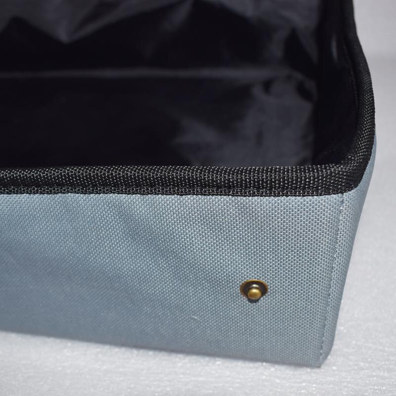 Pliant voyage chat litière pour chien bac de toilette pliant litière pour chat bac à litière imperméable à l'eau en plein air pliable chat litière