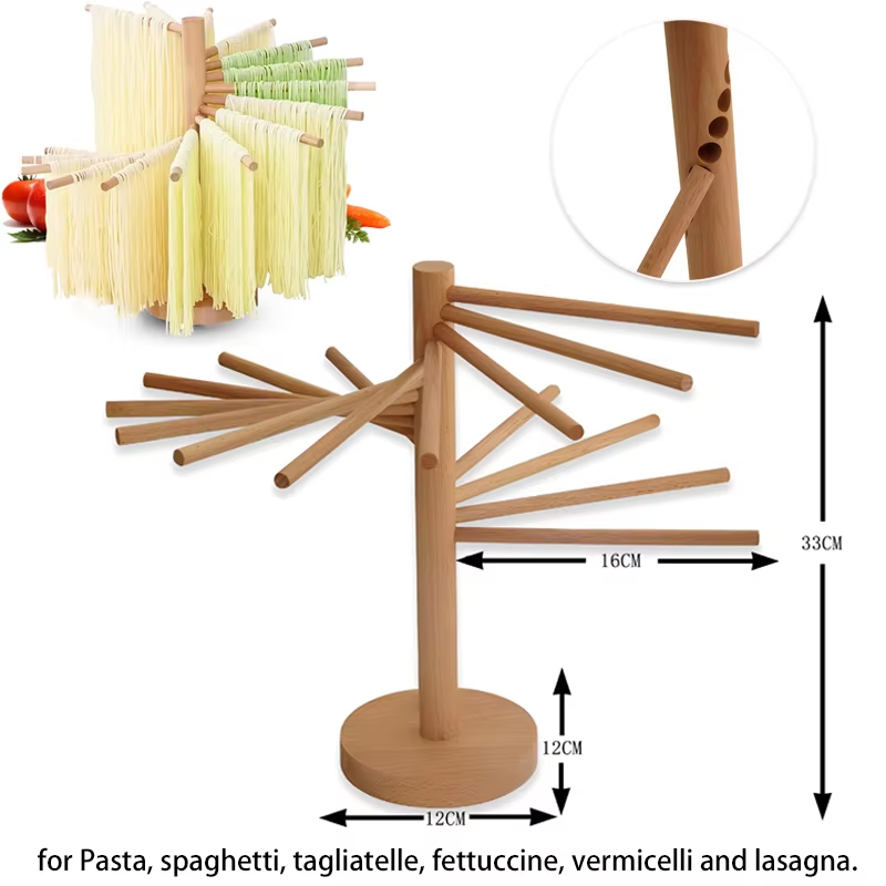 Mattarello per ravioli in legno Stendino per pasta pieghevole Stampo per ravioli Timbri per pasta Ruota a rulli Affettatrice per Pizza per strumenti per la produzione di pasta: viola
