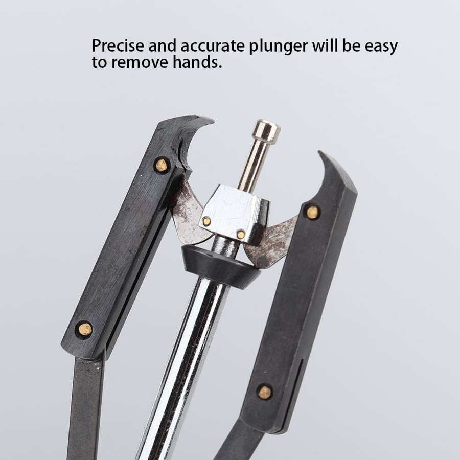 1Pc Watch Hand Remover Lifter Presto Plunger Puller Fitter with Handle Steel Watch Repair Tool Accessory for Watchmaker Black