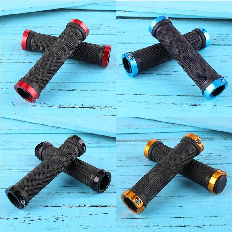 1 par de ciclismo antideslizante puños Anti-deslizamiento de plástico, manillar de bicicleta accesorios para MTB bicicleta de carretera