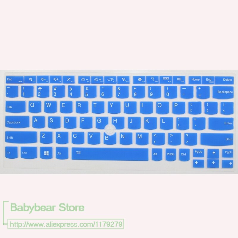 Silicone Keyboard Cover Keyboard Protector For Lenovo Thinkpad Yoga 370 380 X390 / Thinkpad L13 yoga 13 13.3 inch: blue