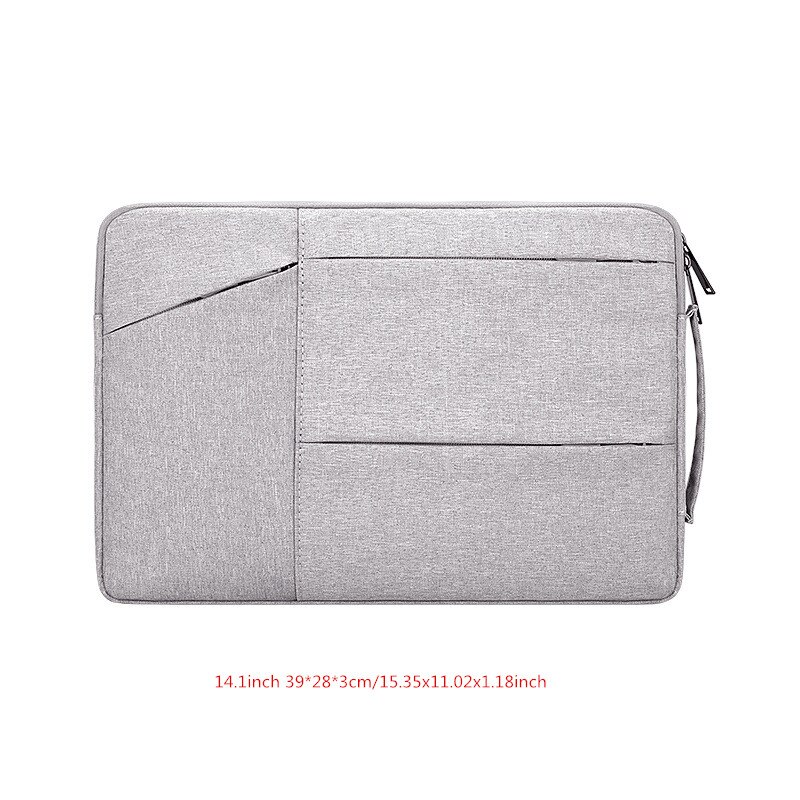 Przenośny neseser Laptop Liner torby męskie damskie Tote odporny na wstrząsy wodoodporny pokrowiec na dokumenty biurowe: Gray M
