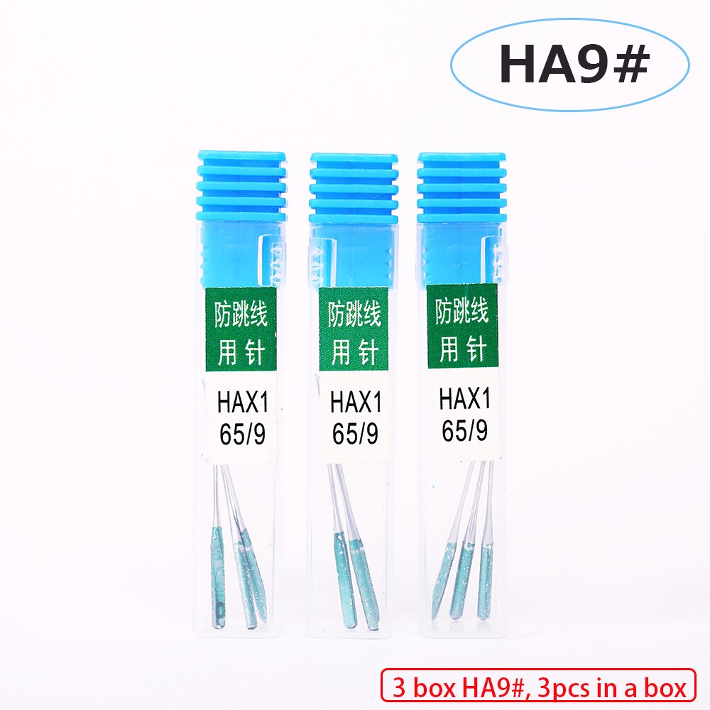 Agujas para máquinas de coser INNE Anti-salto Universal 11/75 14/90 16/100 18/110 Multi-tamaño accesorios de embalaje de acero inoxidable para el hogar: 9