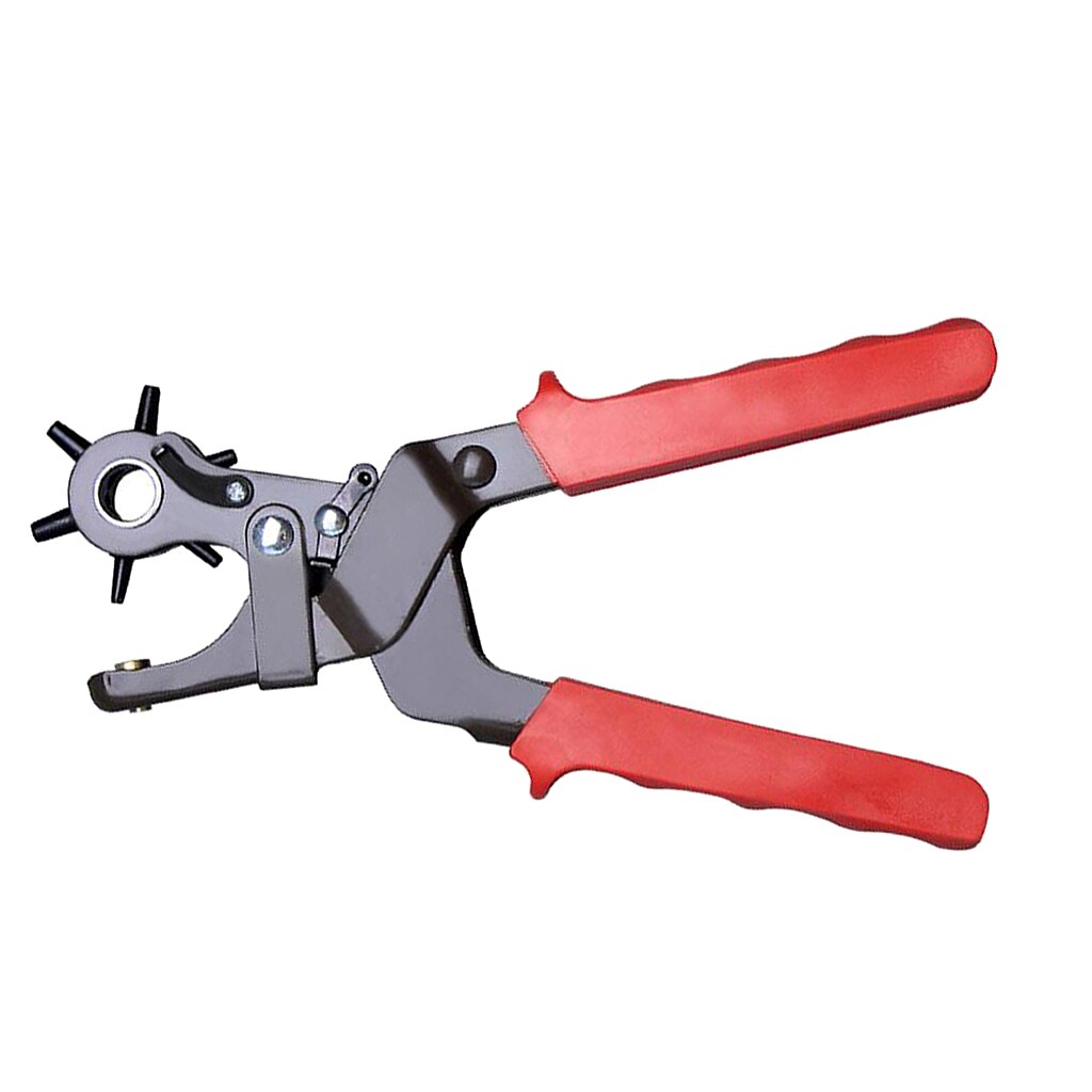 Heavy Duty Rotary Leather Hole Punch Set for Belts Straps Collars