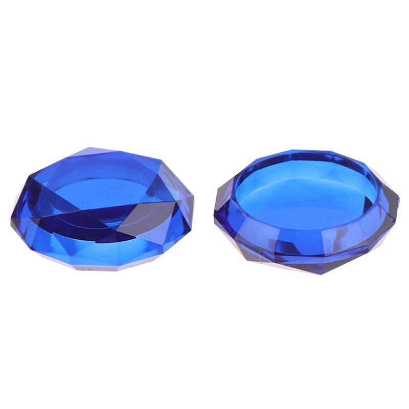 2Pcs Joystick Kristal Duim Grip Cover Case Analoge Stick Caps Voor Ns Lite: Blauw