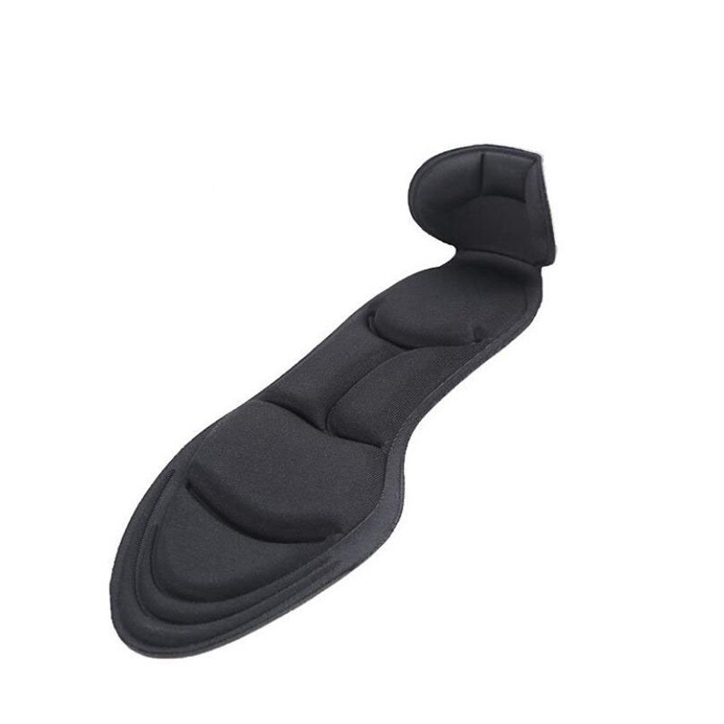 2 stücke 7D Bogen Unterstützung Silikon Schuh Pad Komfortable Gel Einlegesohlen Männer Massage Sohle Schuh Frauen Einlegesohlen Einsätze Dämpfung Pads: Schwarz