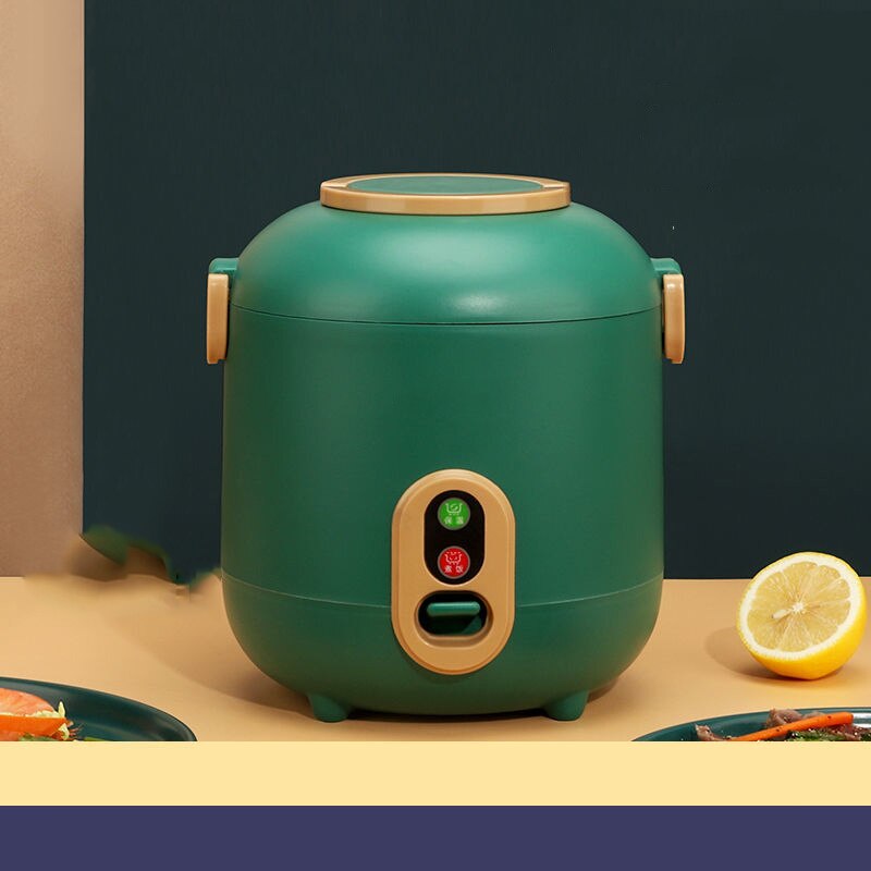 220V Electric Rice Cooker 1.2L Non-Stick Liner Rice Cooking Pot One Key Operation Insulation Multi Cooker Office Soup Porridge