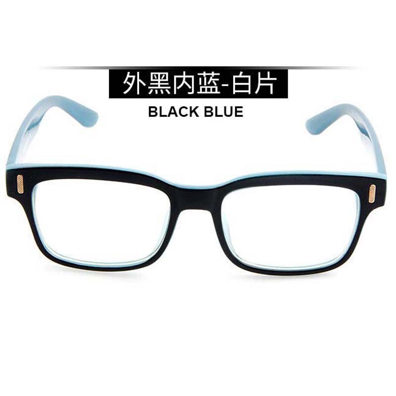 Blue Ray Computer Glasses Men Screen Radiation Eyewear Brand Office Gaming Blue Light Goggle UV Blocking Eye Spectacles: Black Blue