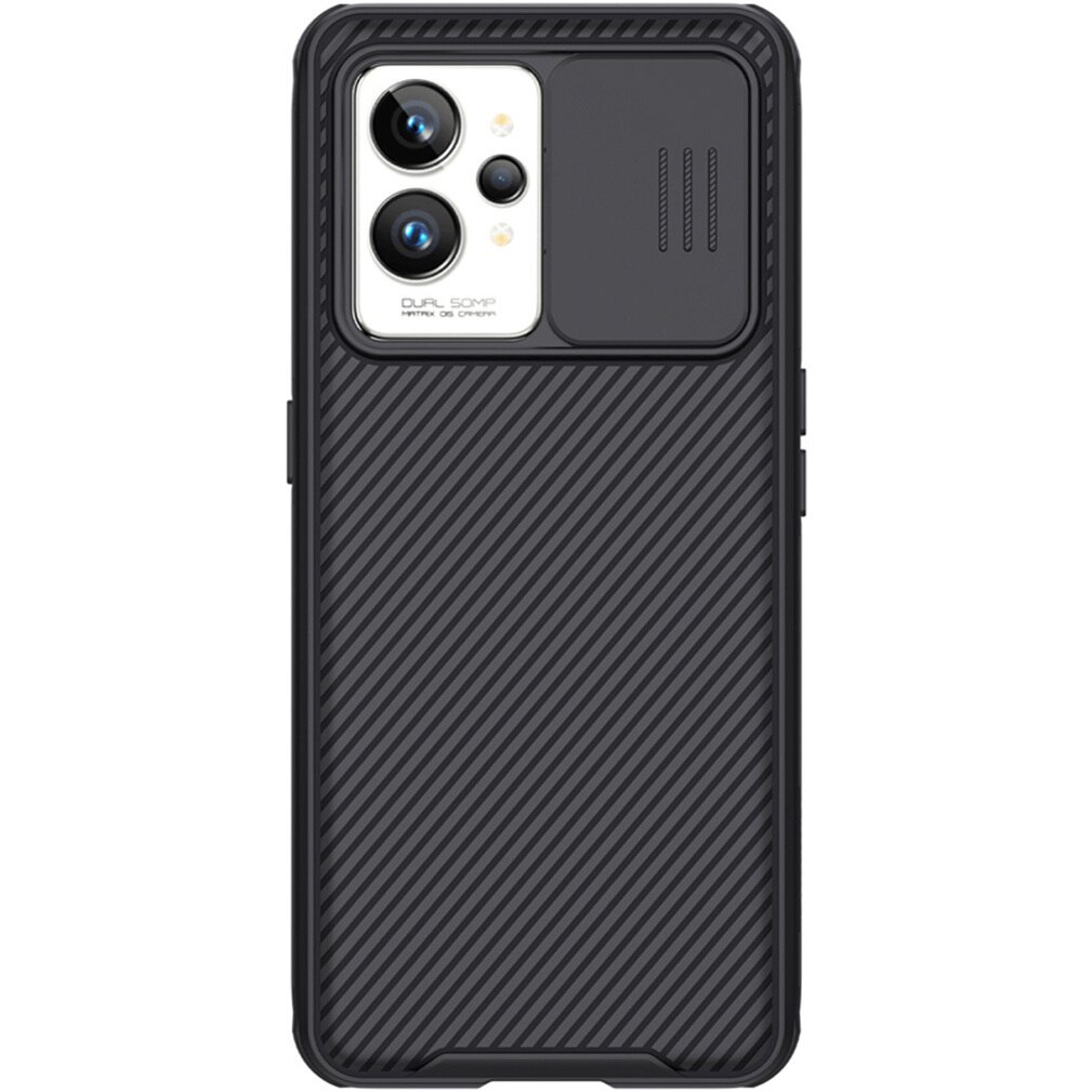 Voor OPPO Realme GT 2 Pro Case Nillkin Camshield Slide Camera Case Stofdicht Bescherming Case Voor Realme GT NEO 2 GT 2 Lens Cover: For Realme GT 2 / Black