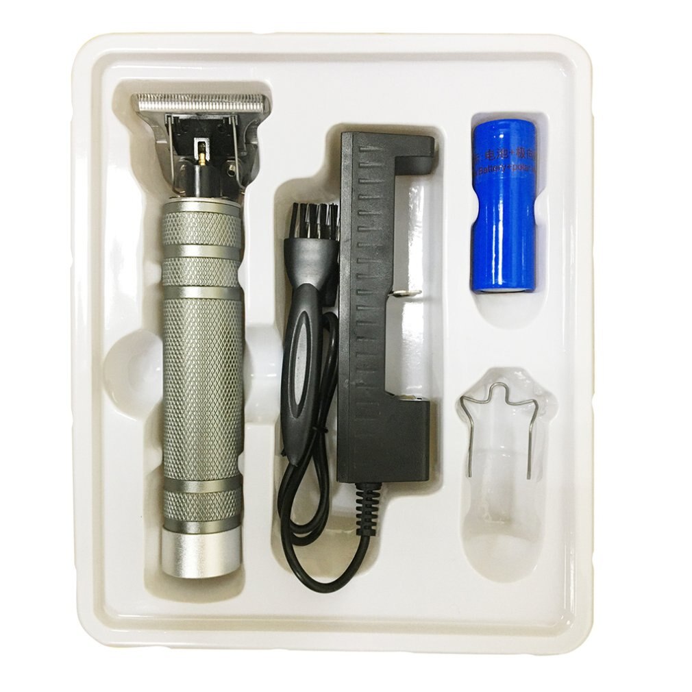1 set Electric Pro T-outliner Cordless Trimmer Wireless Portable Hair Clipper charging razor hair salon