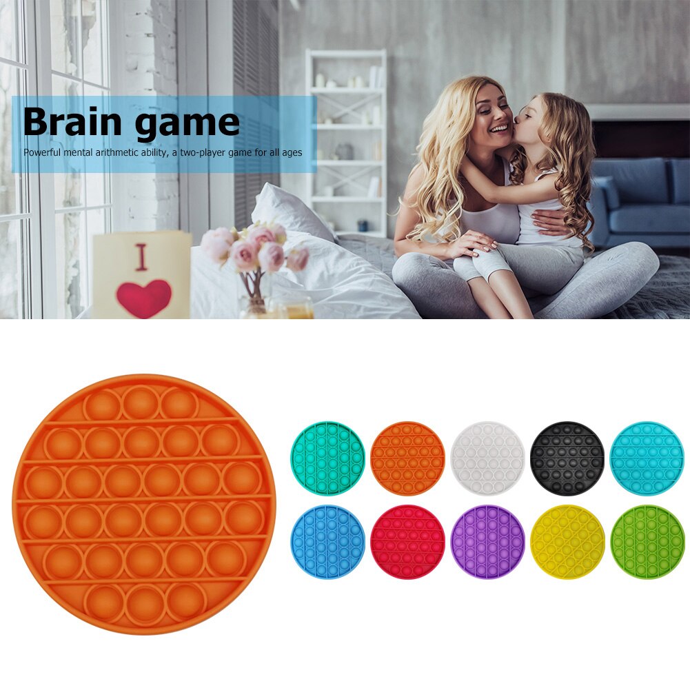 Push Bubble Fidget Zintuiglijke Speelgoed Grappig Relief Stress Desktop Game Zachte Squeeze Speelgoed Logisch Redeneren Training Speelgoed Voor Kinderen