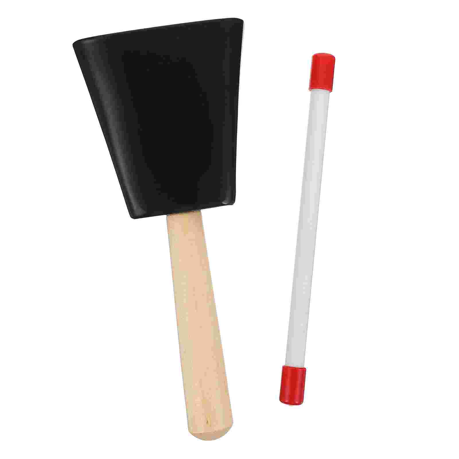 1 Set Percussion Métallique Instrument Cloche avec Bâton Percussion Orff Instrument