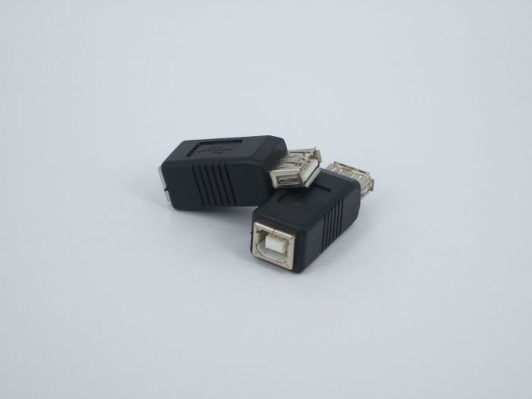 USB A Female To B Female Print Female Adapter AF/BF 2.0 Square Mouth Female Scanner Female Socket Adapter