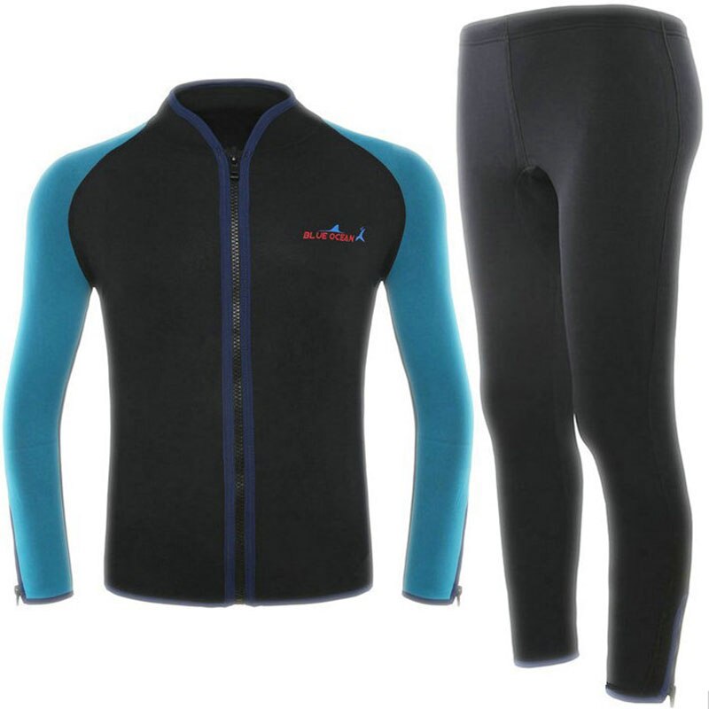 BLU DIVE Nuovi Uomini di Inverno 2mm Diviso in Due pezzi Bagnato Surf Nuoto Diving Suit Giacca Disegno Speciale di Immersione Subacquea muta Tenere In Caldo