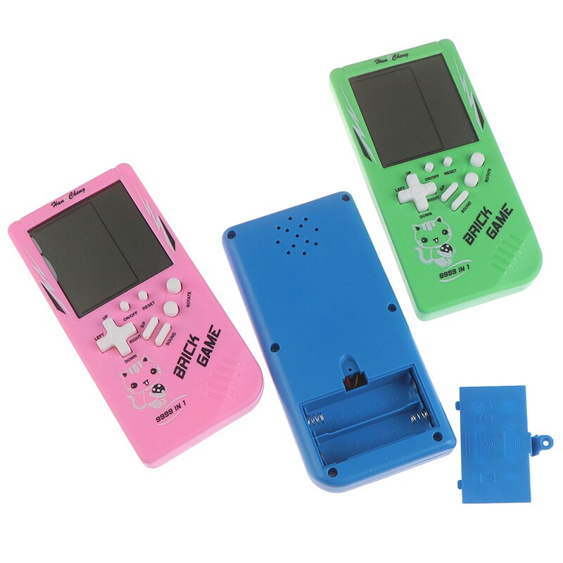 Duży ekran klasyczna kieszonkowa gra Tetris cegła gra gry dla dzieci maszyna 26 gier