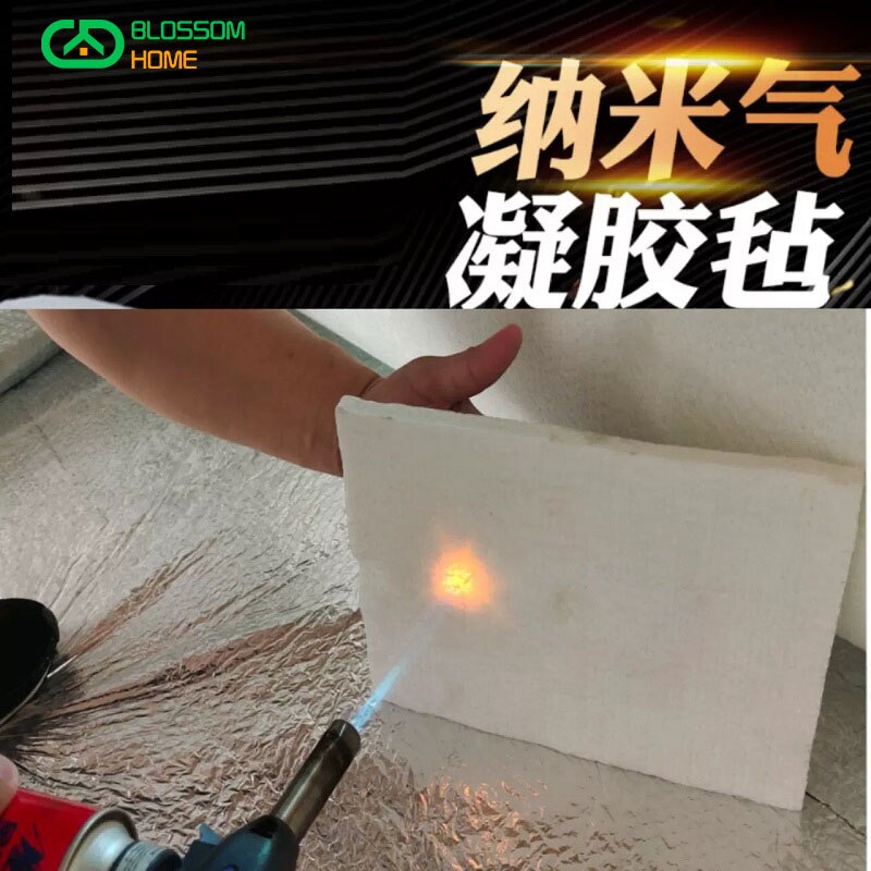 10mm Nano Aerogel Felt A-level Environmental Protection Thermal Insulation Material Steam Pipeline Insulation Sheet