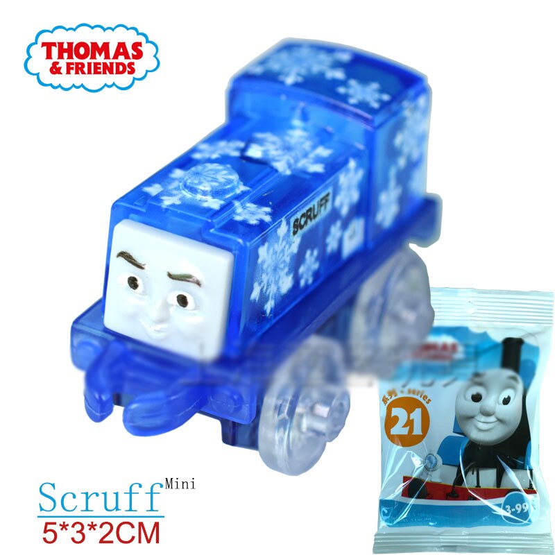 Thomas and Friends Mini Trains FCC92 Music Galaxy Ice&amp;snow Classic Series Unpacked Blind Box Optional Trains Children Toy: Ice Snow Scruff