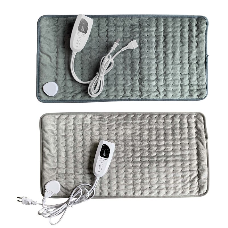 Jet électrique de couverture chauffante, couverture électrique de flanelle de 30 "x 16" avec 6 niveaux de chauffage et 4 réglages de minuterie arrêt automatique,