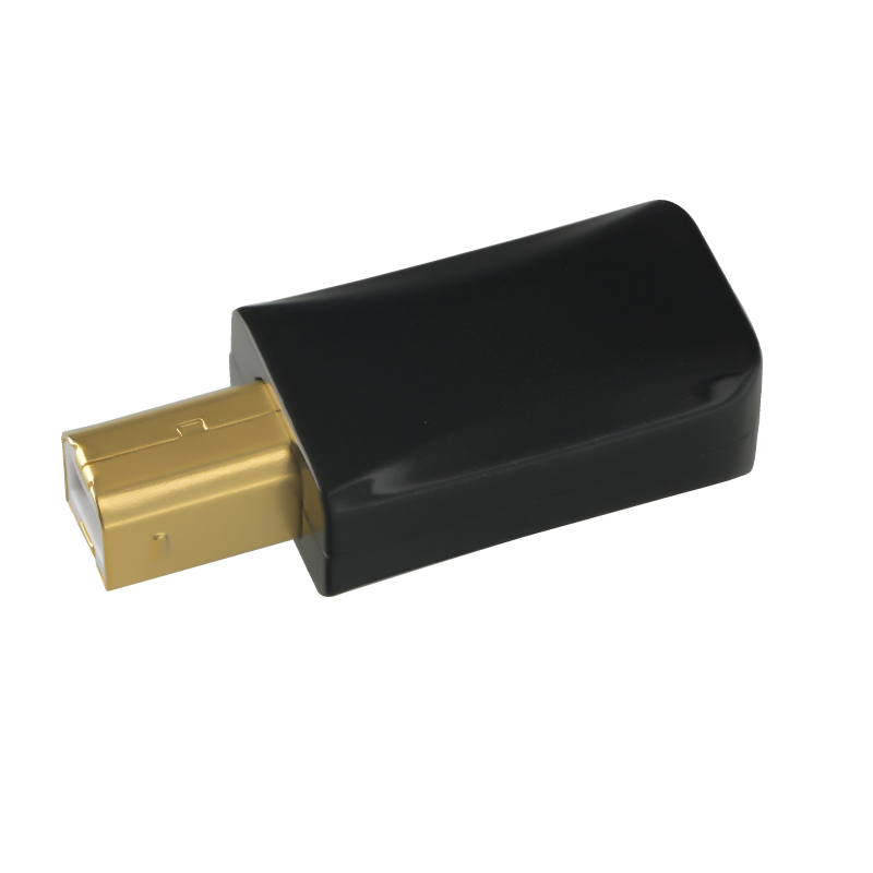 HiFi Audio USB Data Cable DIY Type A Type B USB A USB B USB 2.0 Connector Jack Tail Sockect Connector Port Sockect Metal Casing: Yellow