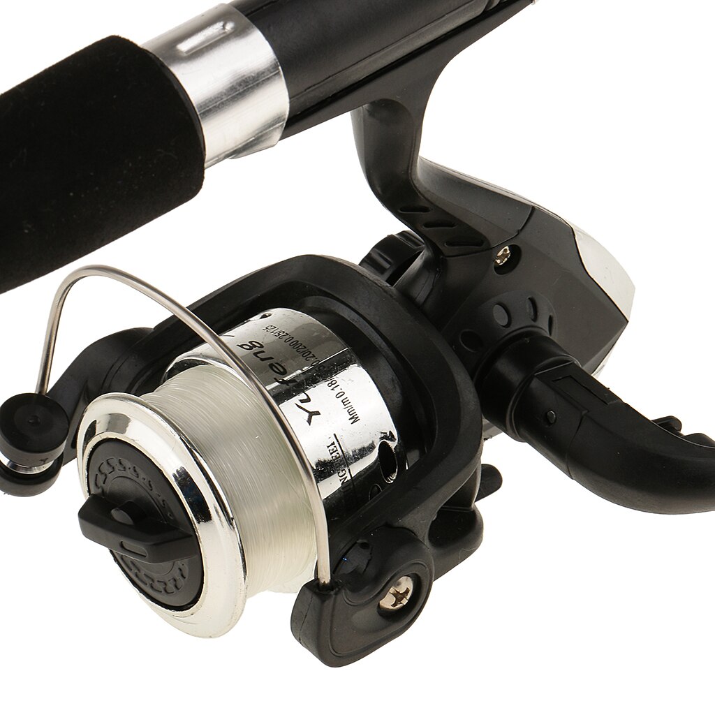 Pocket Telescopic Fishing Rod Pole And Reel With Line Fishing Tackle Box Set