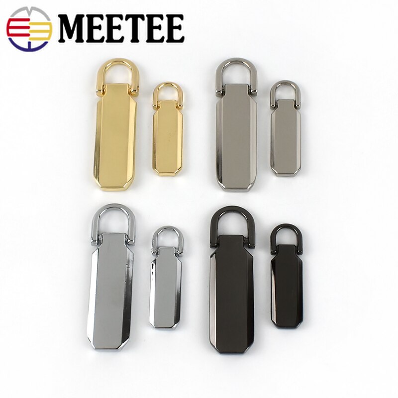 10pz estrattori per cerniere in metallo staccabili per 3 #5 # cerniere cursori linguette per cerniera lampo cerniera lampo kit di riparazione cerniere accessori hardware per cucire fai da te
