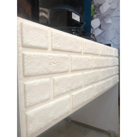 NW85 White Brick Pattern Self-Adhesive Wall Panel 442921630