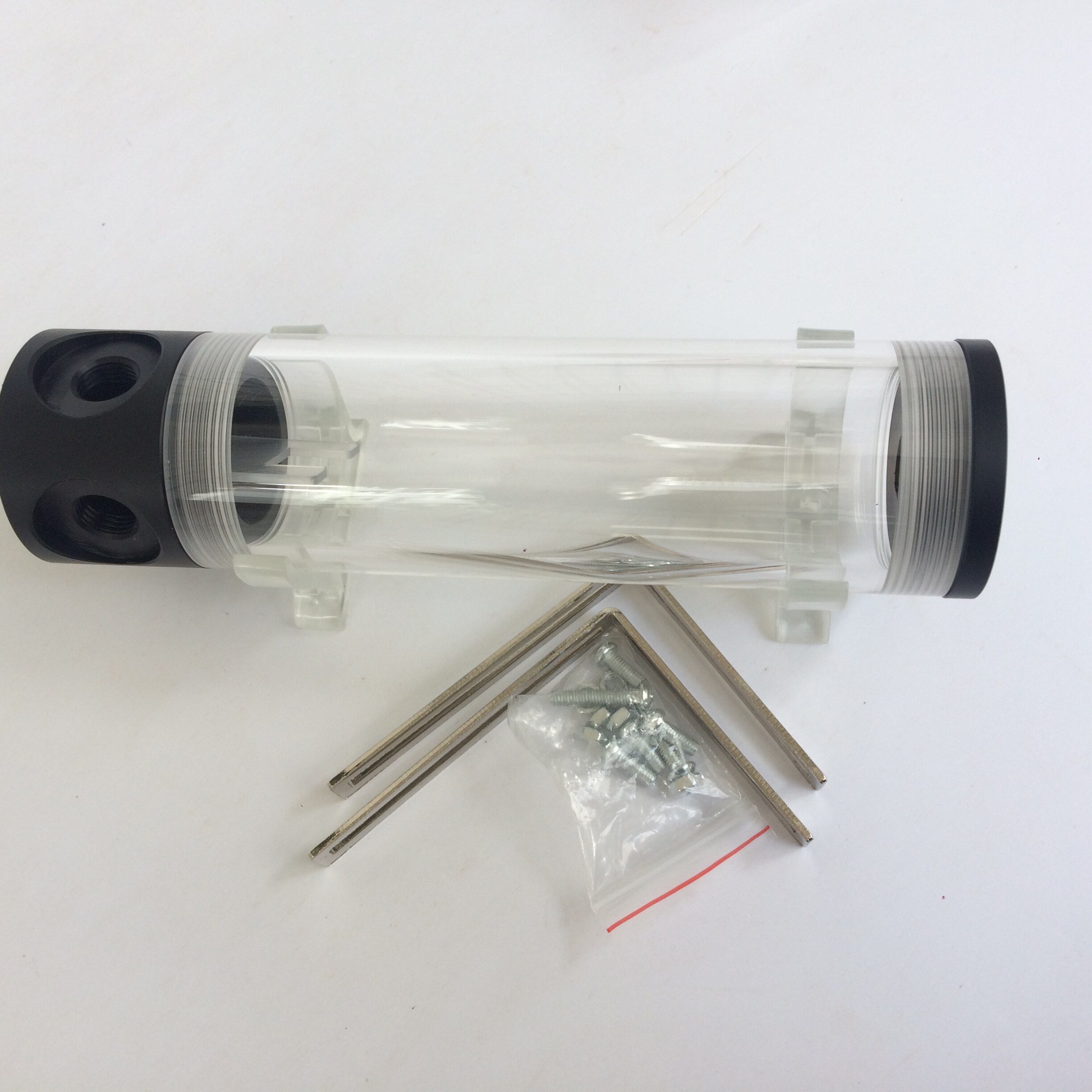 DIY 110mm Straight mouth Computer cylindrical water tank Acrylic water tank