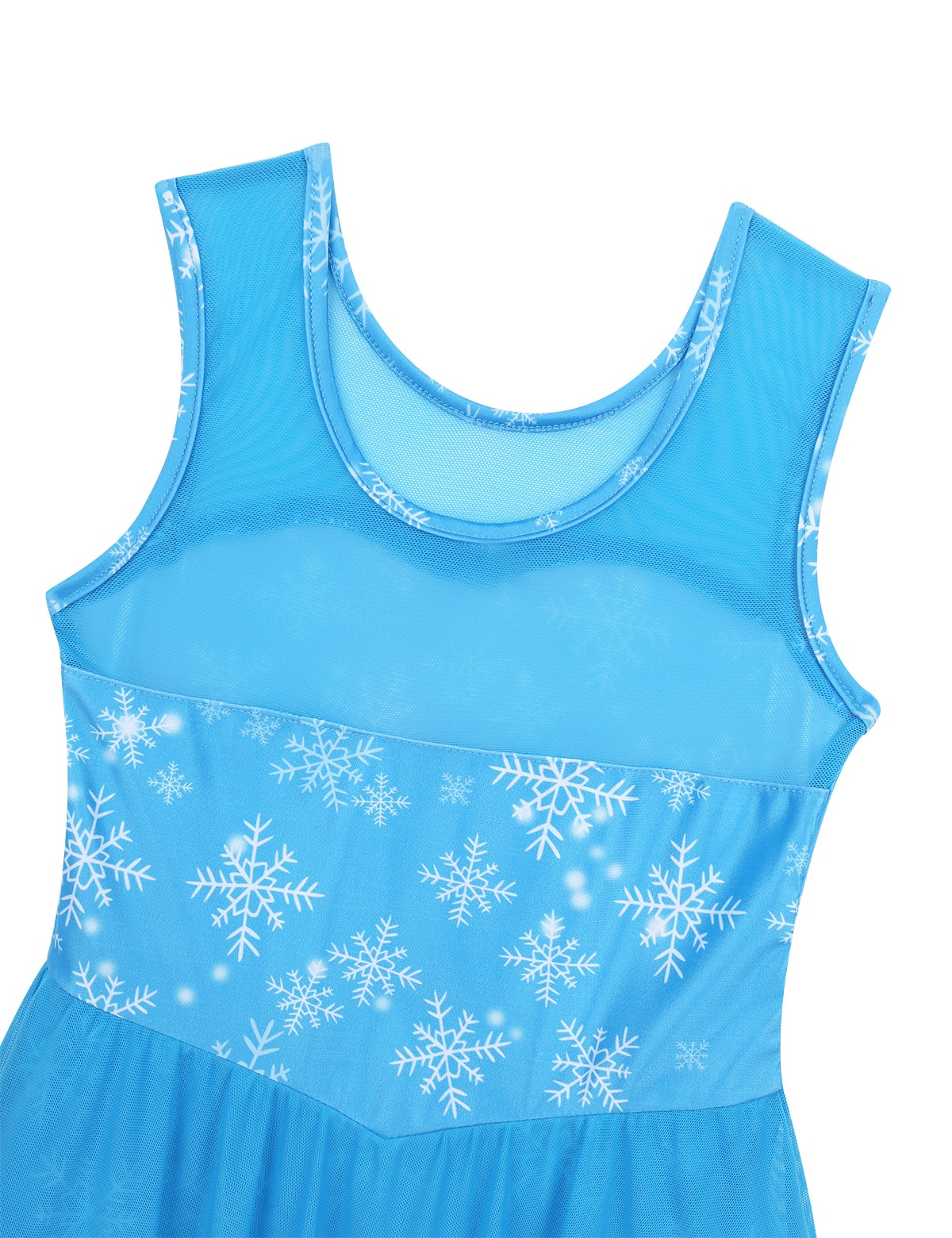 Toddler Ballet Leotard Blue Snowflake Leotards for Girls Gymnastics Suit Ballerina Dance Dress Kids Child Clothes