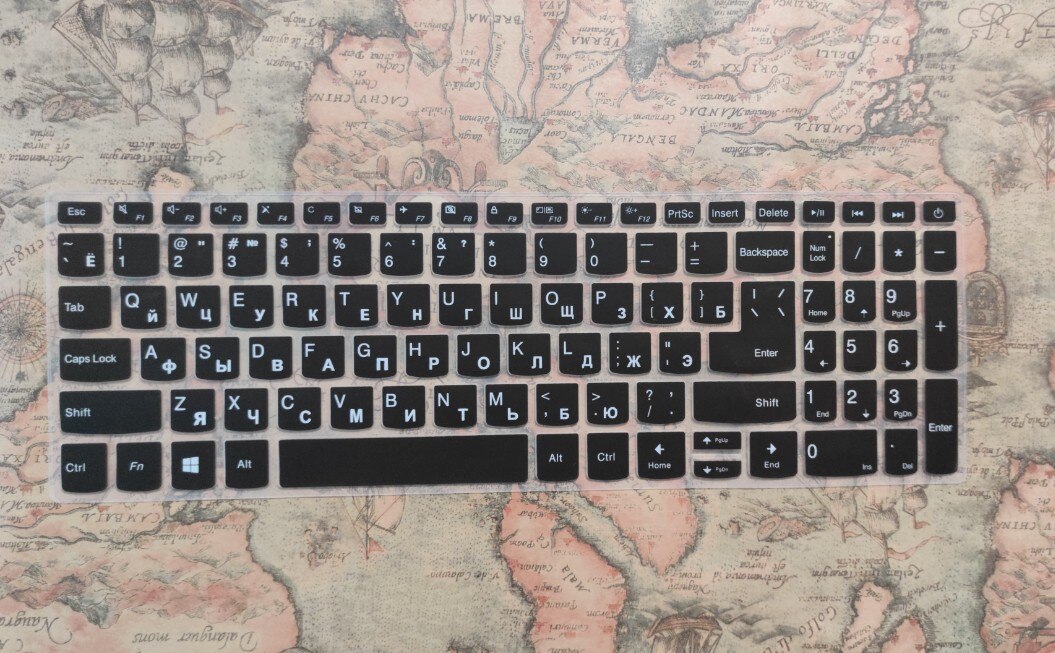 Russische 15,6 Zoll Laptop Tastatur abdeckung Haut Für Lenovo Ideapad 15.6 "320 330 330s 340 s 520 720s 130 S145 L340 S340
