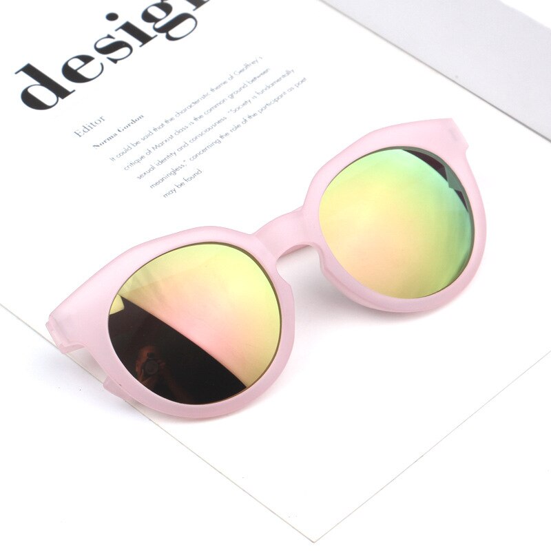 Crianças meninos meninas crianças óculos de sol máscaras lentes brilhantes uv400 proteção bebê ao ar livre colorido espelho reflexivo óculos de sol: G