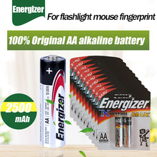 20PCS 1.5V Energizer AA LR6 AM3 MN1500 Alkaline Battery For Flashlight Mouse Thermometer Fingerprint Lock Dry Primary Batteries