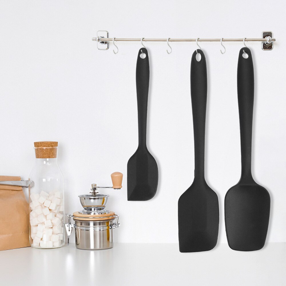 3 piece/set Baking Scraper Spatula Spoon Turner Accessories Set Heat Resistant Silicone Cooking Tools Baking Pastry Tools