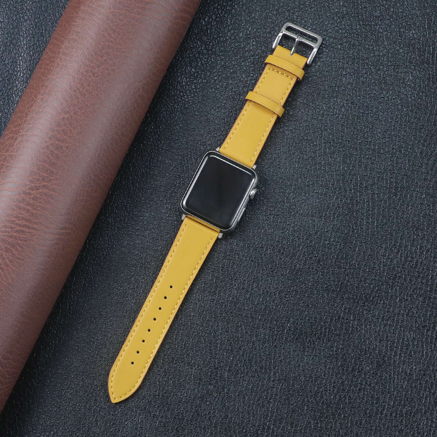 Leather band for Apple watch strap