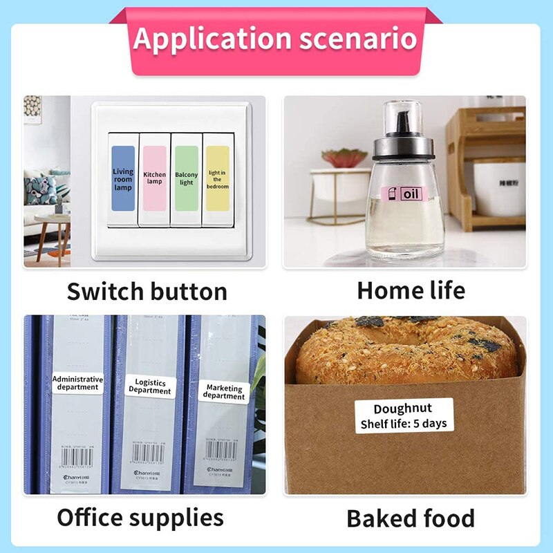 Label Printer D11 Mini Smart Label Maker BT Thermal Label Printer Machine Fast Printing Home Use Office Printer