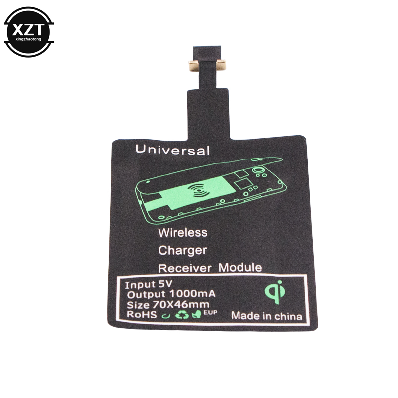 Universele qi-ontvanger voor samsung galaxy  s5 j7 j3 j5 a3 , draadloze oplader, ontvangeradapter voor android-telefoon, oplaadspoel