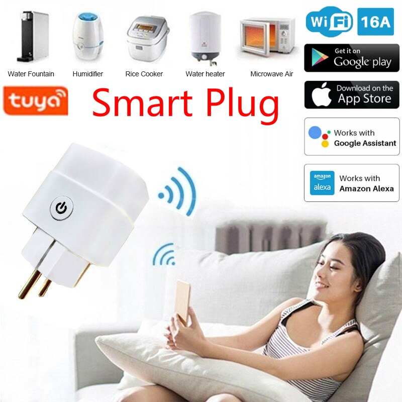 UNITEC Wifi-tussenstekker voor buiten, wifi-smart stopcontact, met