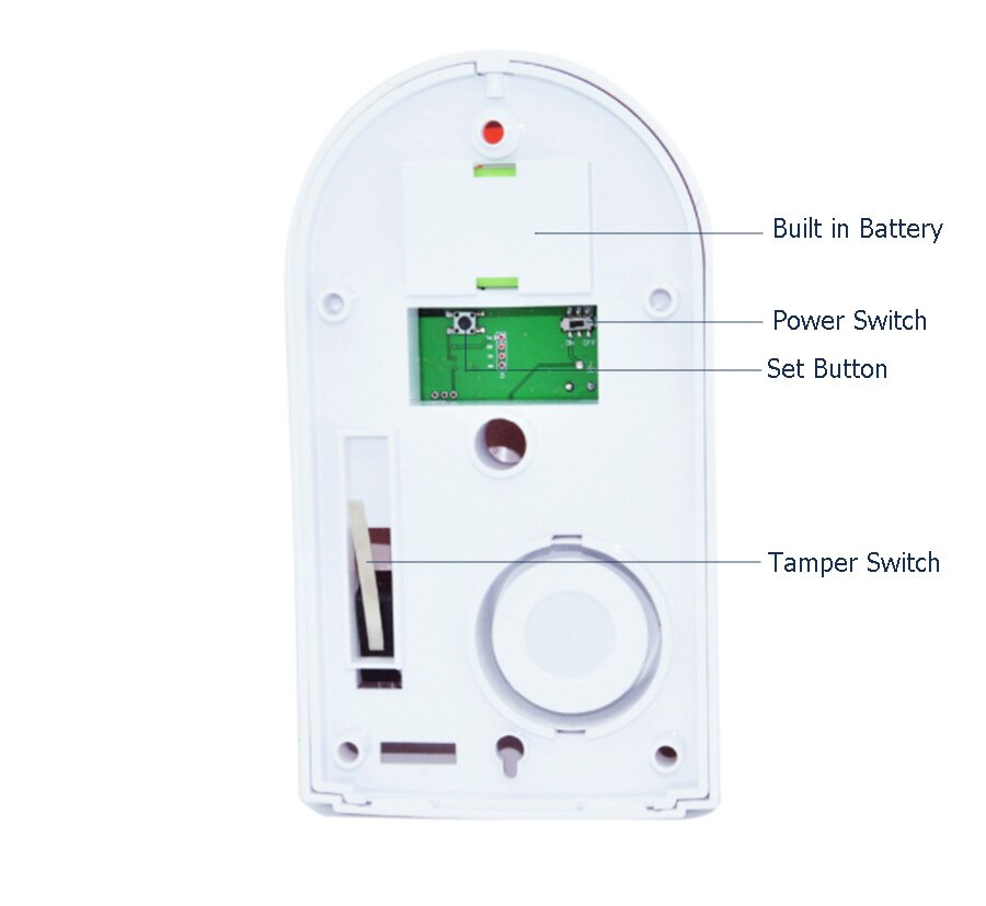 Sirena con cable de 12v para exteriores, sonido y luz impermeables, alarma de sirena intermitente de 433MHZ, sistema de alarma de silbato, Sensor de seguridad para hogar