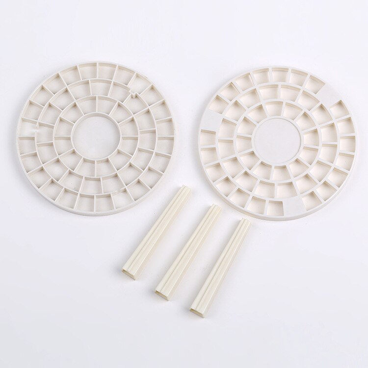 Suministros de arte, estuche para pinceles de pintura, soporte para bolígrafo, redondo blanco caballete de plástico, producto de , herramienta de pintura, juego de arte sin pinceles