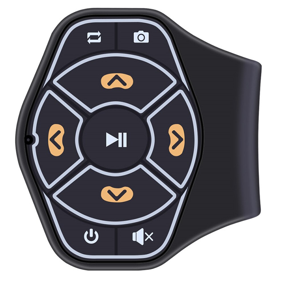 Kebidumei Draadloze Bluetooth Auto Afstandsbediening Keten Auto Kit Ontvanger Media Knop Voor Auto Stuurwiel Fiets Voor Ios Android