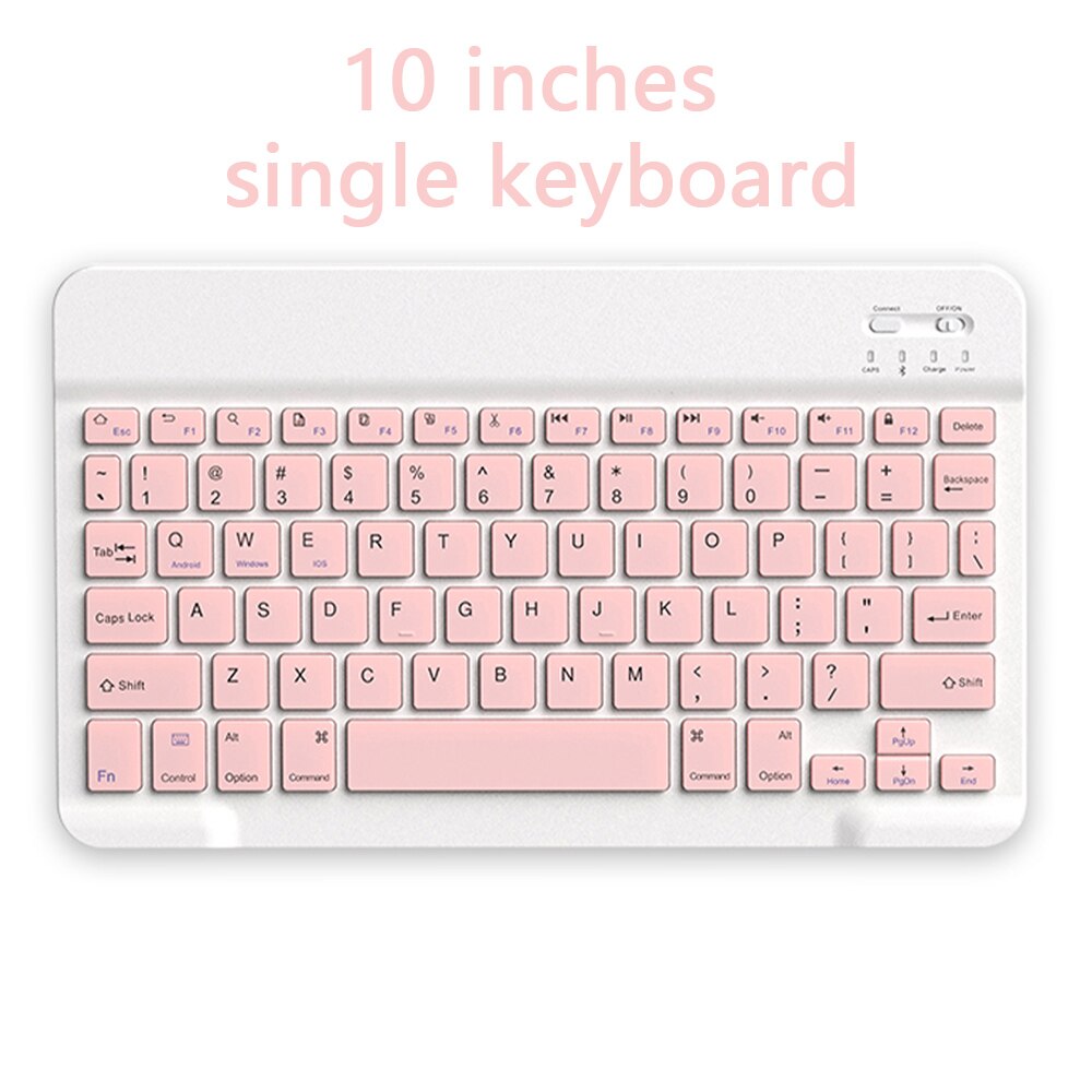 Keyboard Mouse Combos Bluetooth Ultra-thin Portable For ipad Tablet Laptop Smartphone Wireless Keyboard Mouse Set: 10 inches keyboard