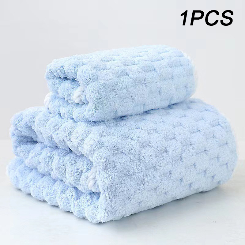 Toalla de baño gruesa de fibra de terciopelo coral de carbón de bambú de , Toalla de baño súper absorbente y de secado rápido, uso en el baño: 70x140cm / Borgoña