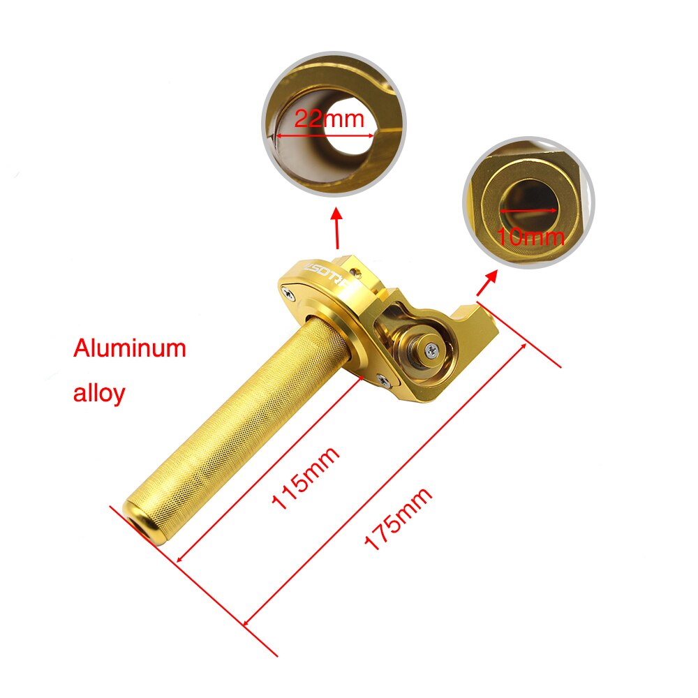 Scl Motos 1Pc 22Mm 7/8 "Motorcycle Twist Quick Gashendel Gas Gashendel Grip Met Gaskabel voor Meest Pit Dirt Bike