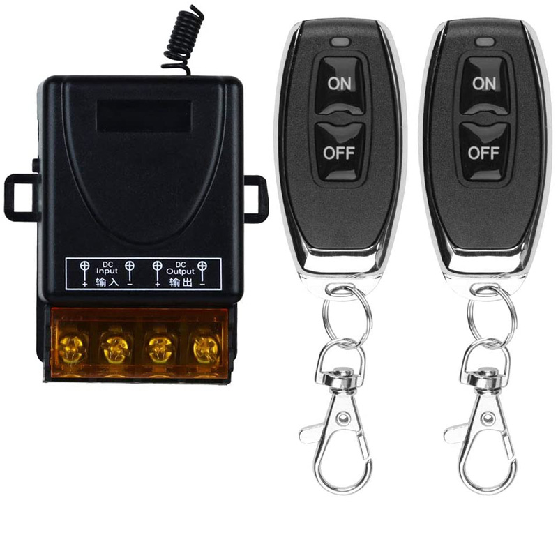 DIY Wireless 433MHz Universal Remote Control Switch dc 12v 24v 48v 60v 72v 30a High Power Relay Receiver Modulefor Car WaterPump