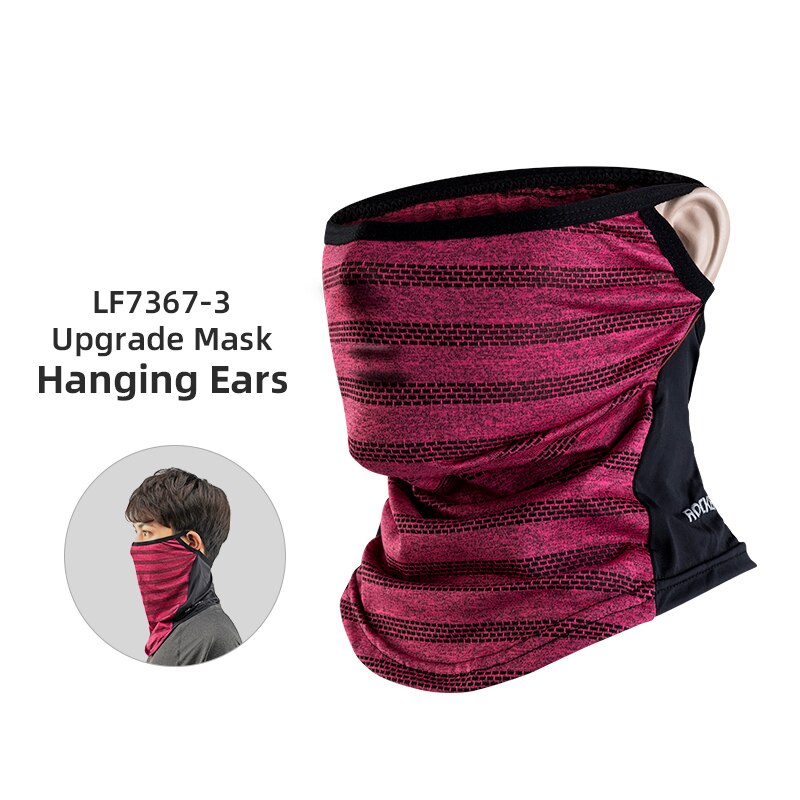 ROCKBROS Cycling Absorb Sweat Riding Scarf Bike Summer Bandana Face Scarf Neck Gaiter Bicycle Sun Protection Sport Face Mask: LF7367-3