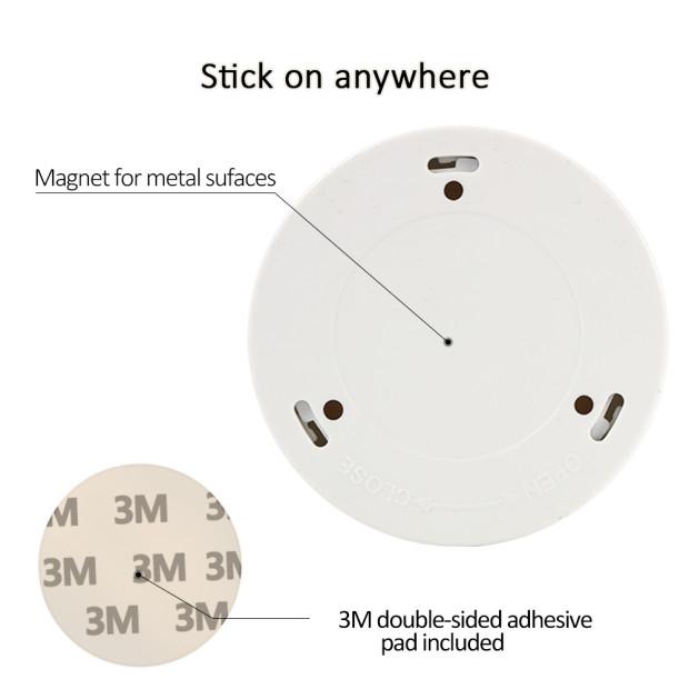 SOLLED PIR Motion Sensor 6 LED Nachtlampje Magnetische Wandlamp Warm Wit Licht Kast Licht Stick-overal